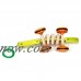 Hape - Wooden Walk-A-Long Croc Pull Toy with Rubber-Rimmed Wheels   550180911